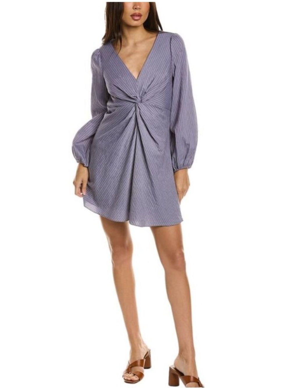 New With Tags Cinq à Sept Glenn Mini Dress In Color Lilac Grey Size 12